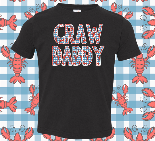 Crawfish Name tee - black