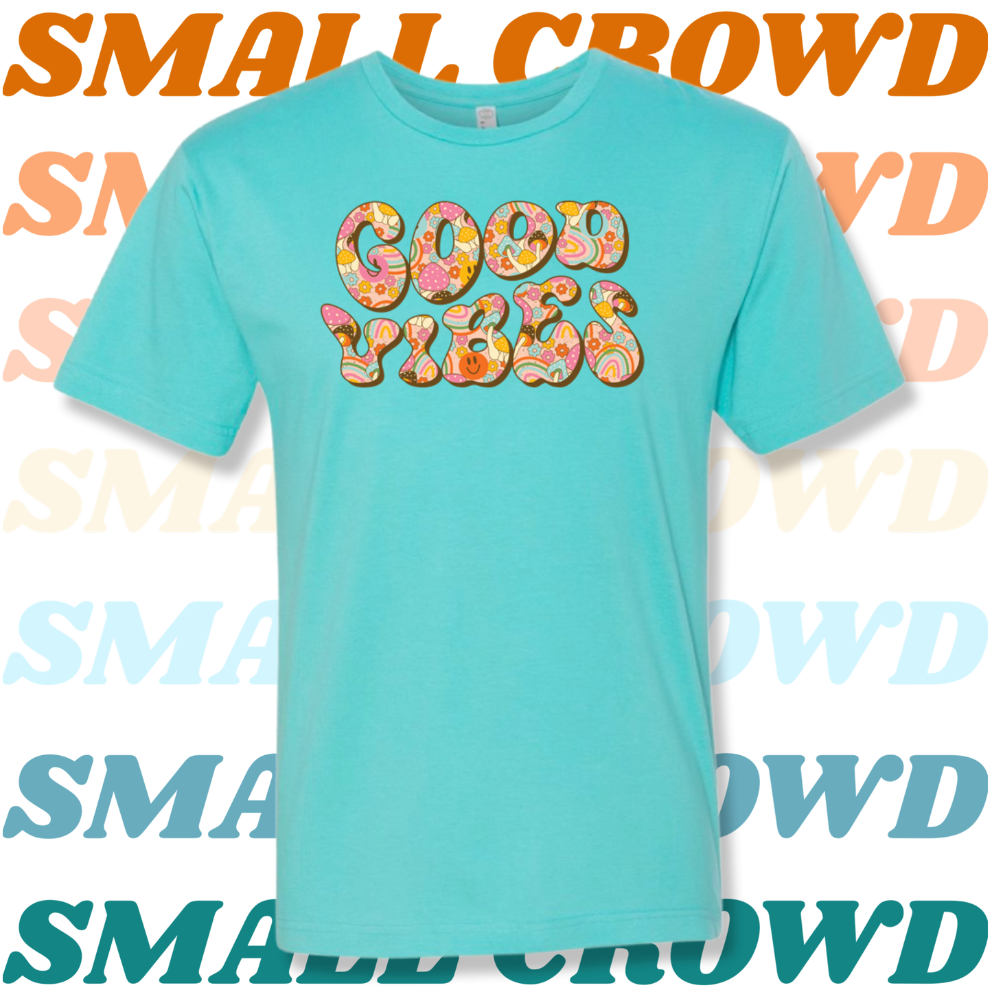 Good Vibes graphic tee - Caribbean