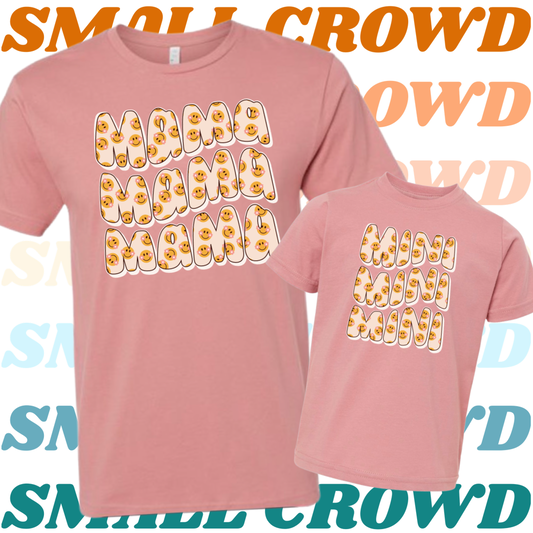 Smileys Name tee - mauve