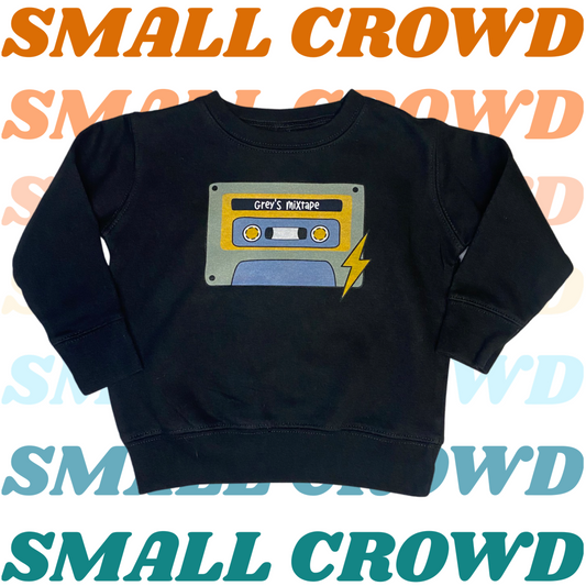 Mixtape Name sweatshirt- black