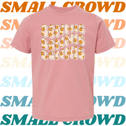 Smileys Name tee - mauve